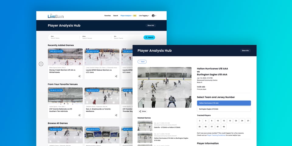 LiveBarn Launches Player Analysis Hub